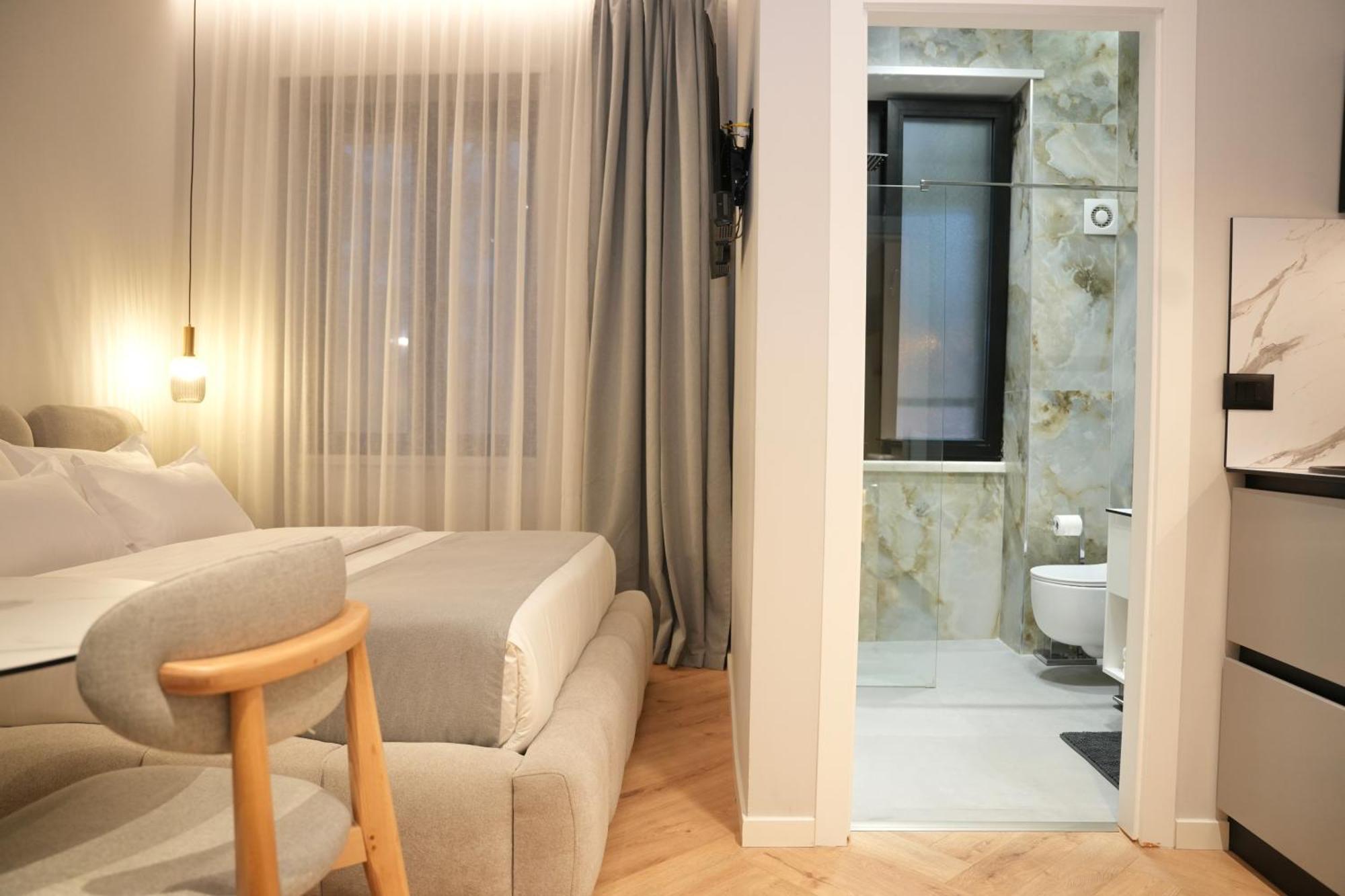 Nea Deluxe Apart-Hotel Tiranë Eksteriør bilde